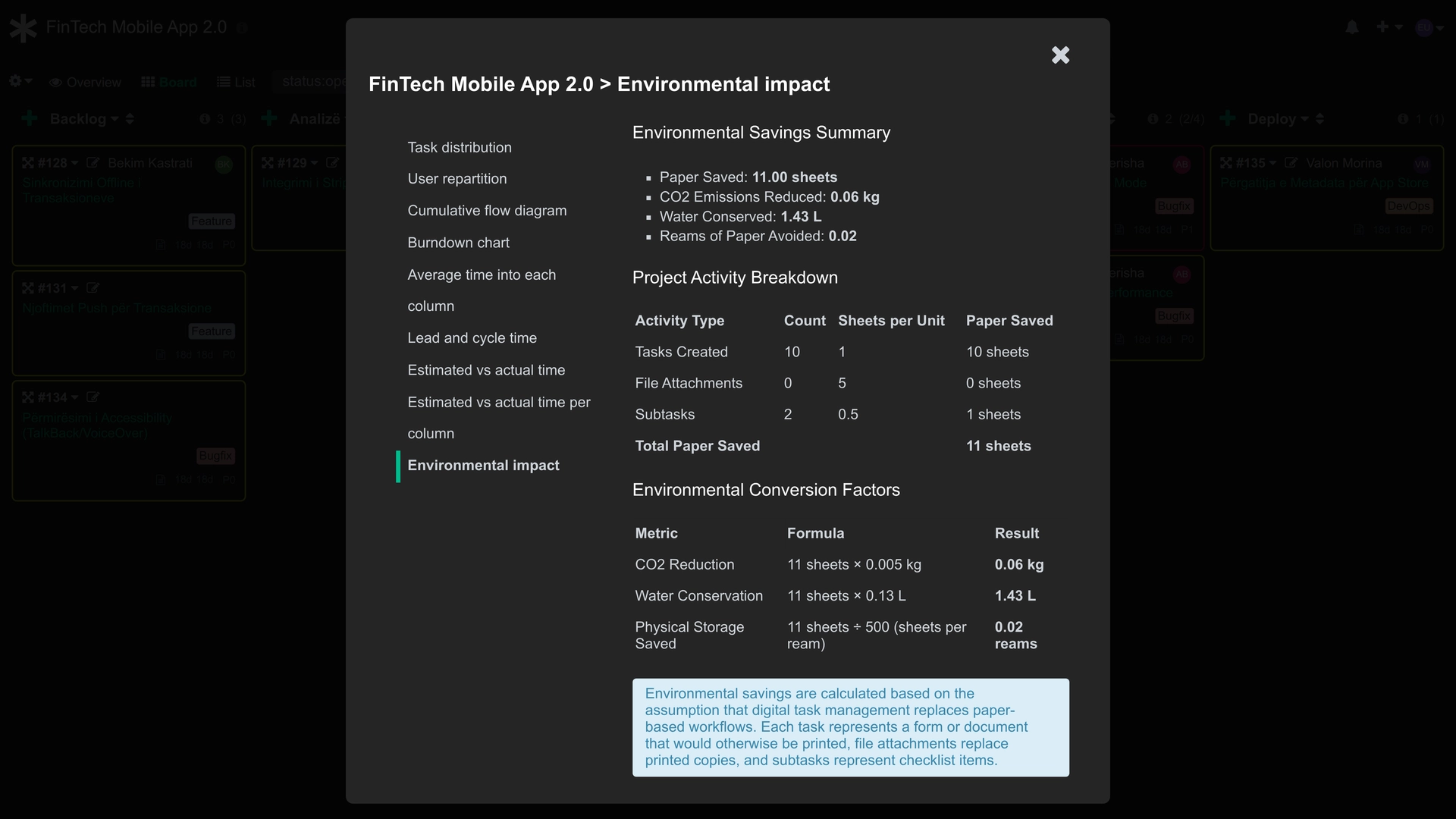 DeepFlow environmental impact analytics